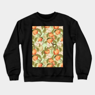 Peach Pattern Art Crewneck Sweatshirt